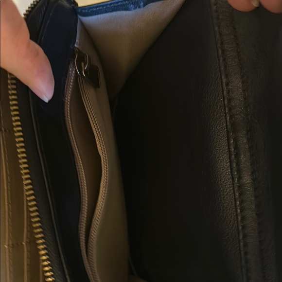 Black Leather Crossbody Bag - Picture 4 of 6